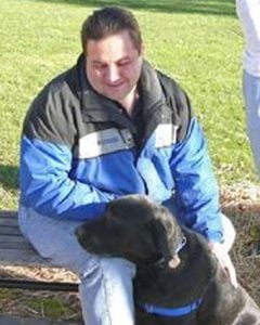 Nitro Black Labrador Retriever with Michael Burkey